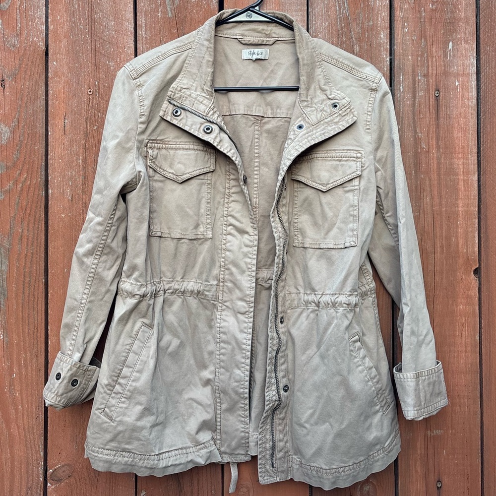 Style and CO women’s utility jacket